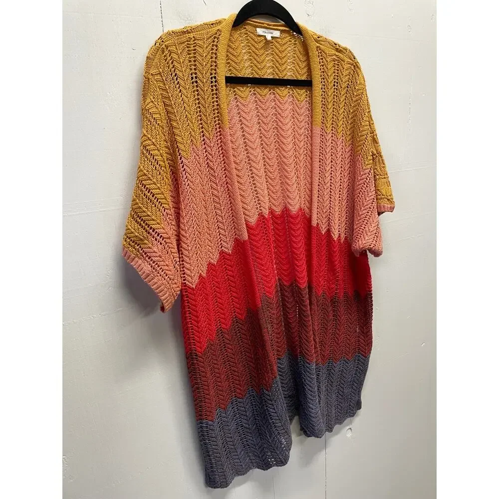 Maurice's Women's Sweater Cardigan Size Large Beautiful Fall Colors